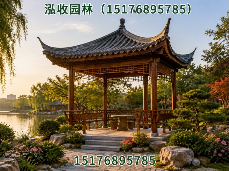 宁德防腐木凉亭展示图