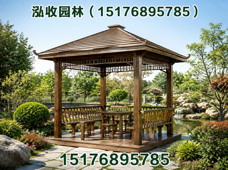 宁德防腐木展示图